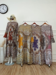Gratis Masker Home dress Gamis Katun Rayon Baju Muslim Murah