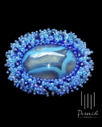 Earth Brooch Beautiful natural stone
