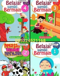 Buku belajar sambil bermain Ibrahim Amini 4 jilid